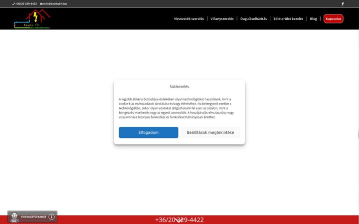 Screenshot of kevitakft.hu