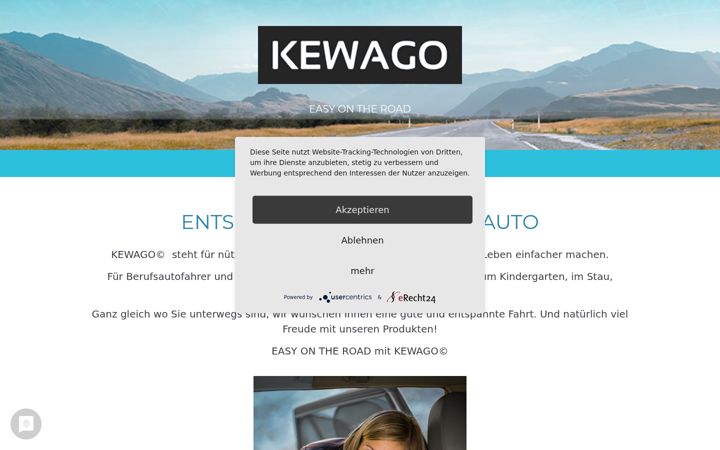 Screenshot of kewago.de