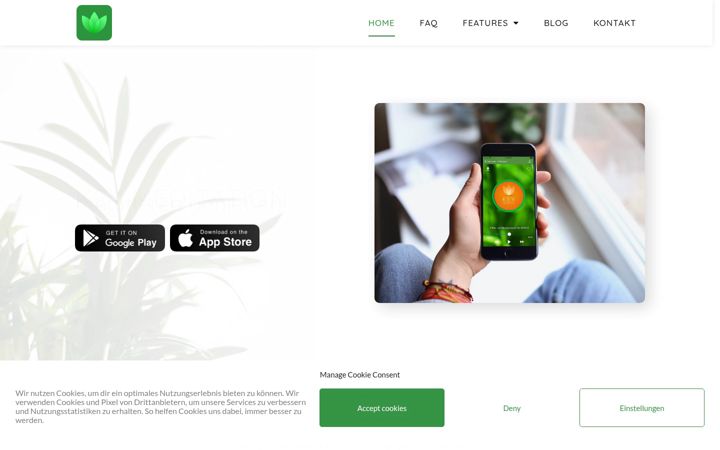 Screenshot of key-meditation.com