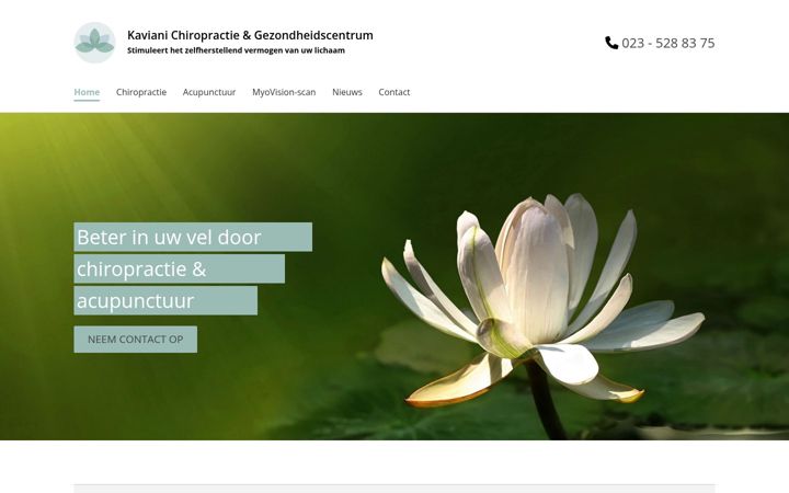 Skærmbillede af key2healing.nl