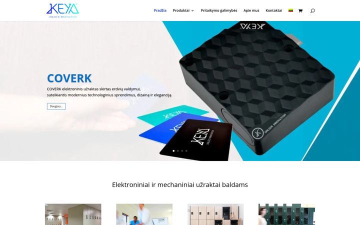 Screenshot of keyalocks.eu