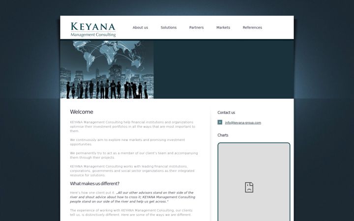 Screenshot of keyana-consulting.com