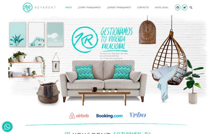 Screenshot of keyandrent.com