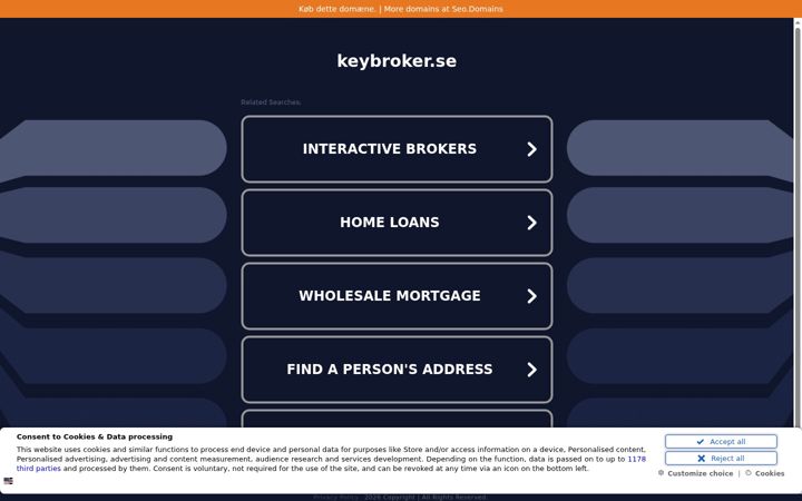 Screenshot of keybroker.se