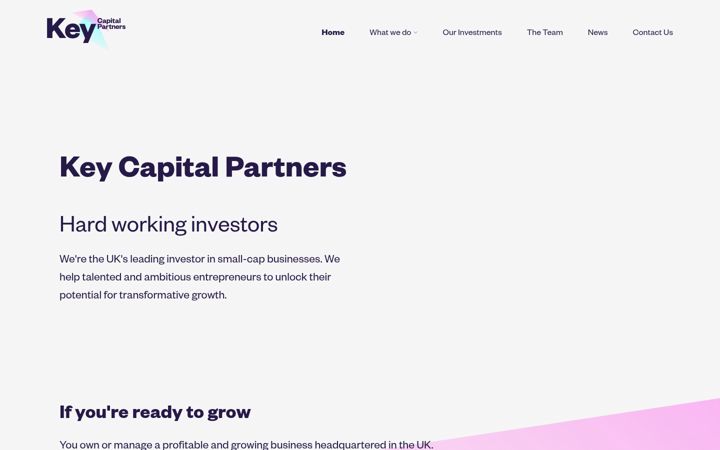 Screenshot of keycapitalpartners.co.uk