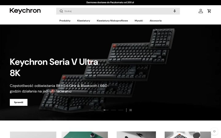 Screenshot of keychronpoland.com