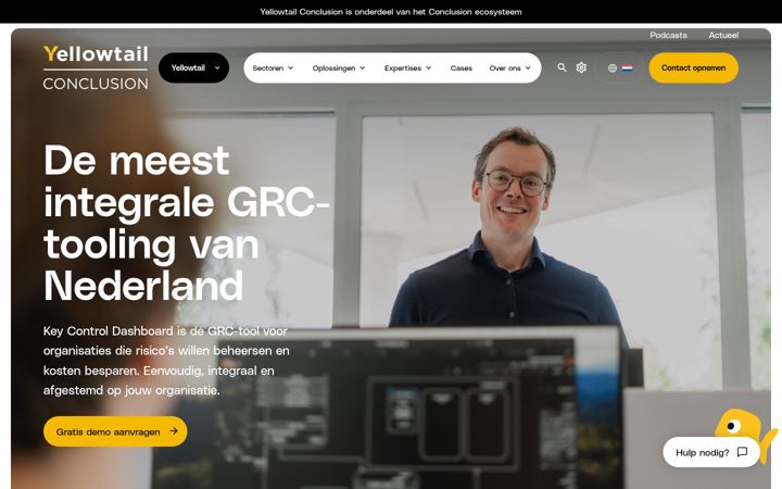 Screenshot of keycontroldashboard.nl