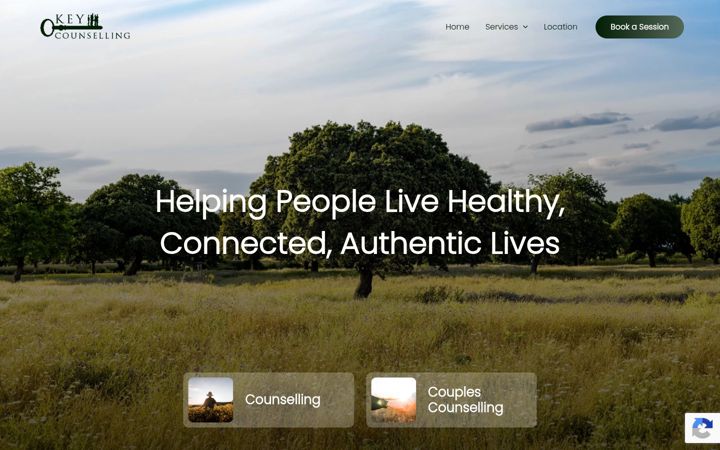 Screenshot of keycounselling.net