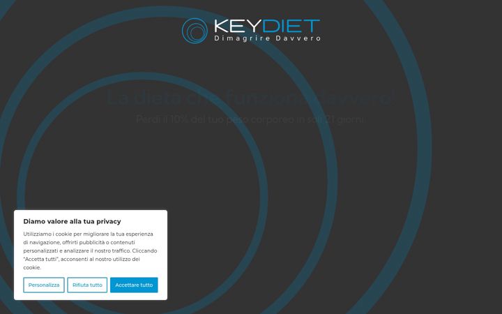 Screenshot of keydiet.it