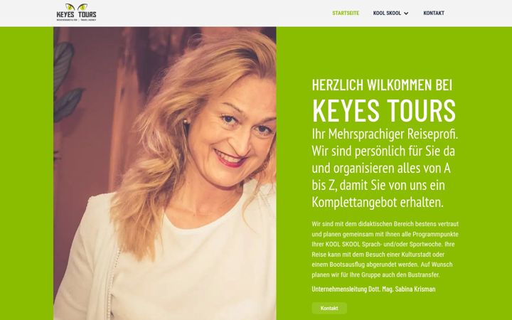 Screenshot of keyes-tours.com