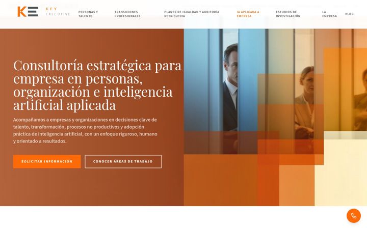 Screenshot of keyexecutive.es