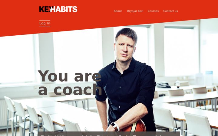 Screenshot of keyhabits.com