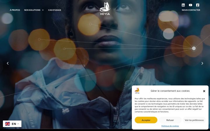 Screenshot of keyia.fr