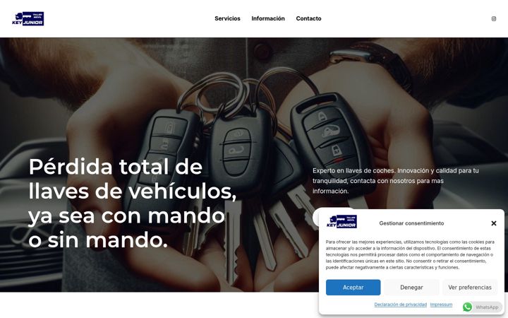 Screenshot of keyjunior.es