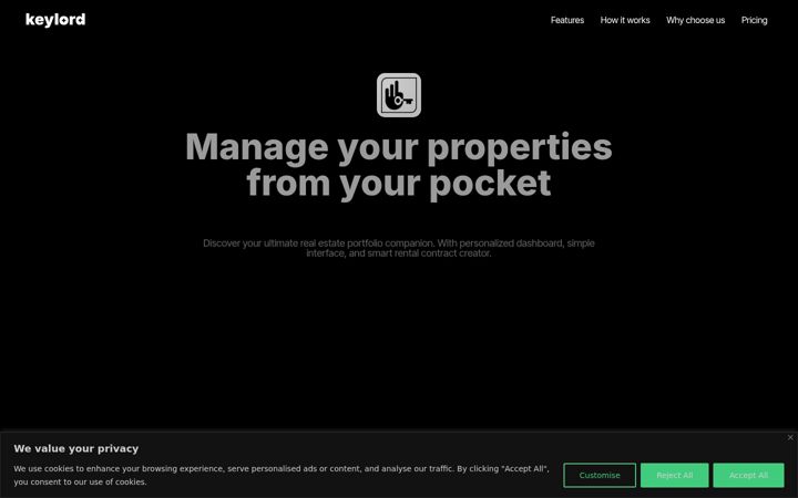 Screenshot of keylord.io