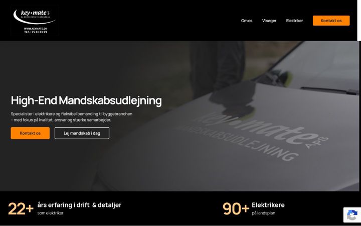 Screenshot of keymate.dk