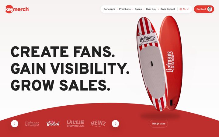 Screenshot of keymerch.eu