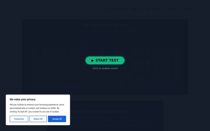 Screenshot of keymousehub.net