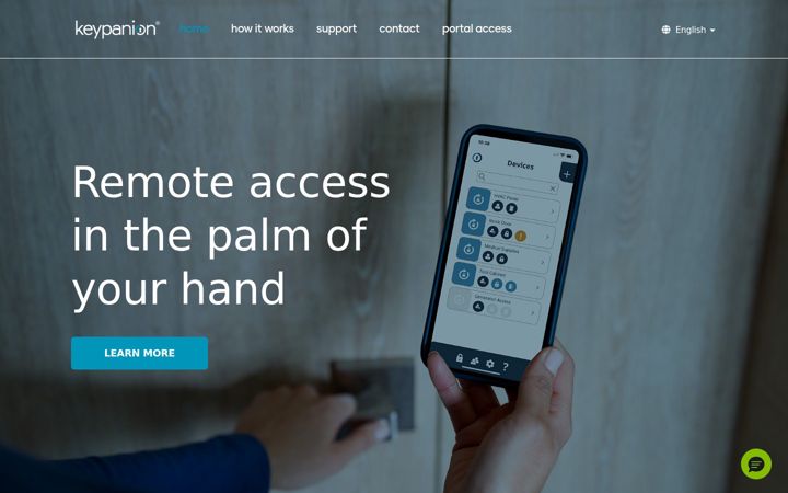 Screenshot of keypanion.com