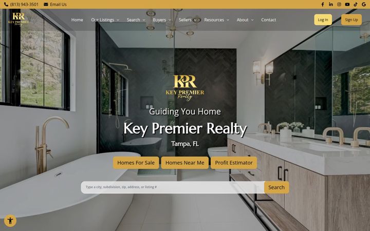 Screenshot of keypremierrealty.com