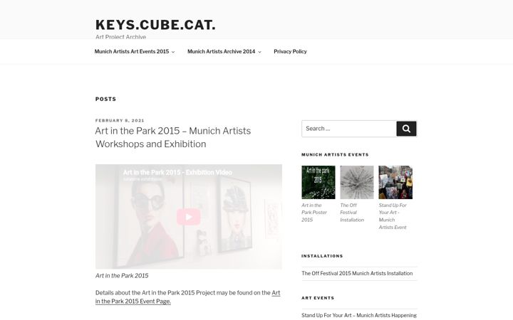 Screenshot of keyscubecat.com