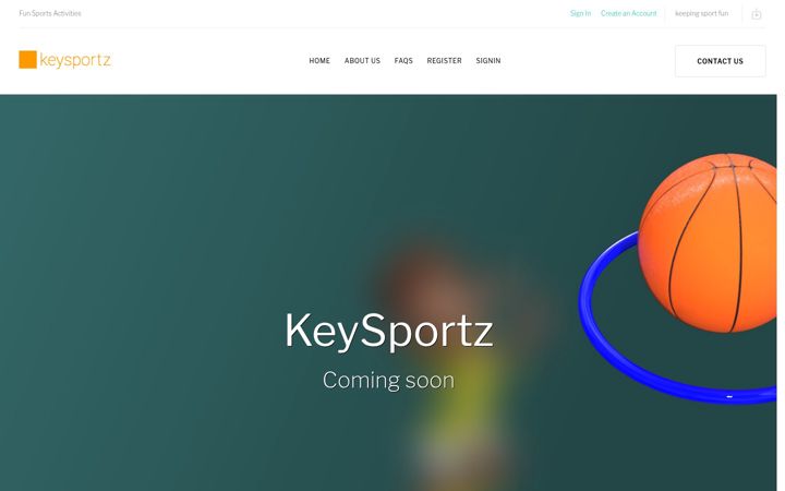 Screenshot of keysportz.com