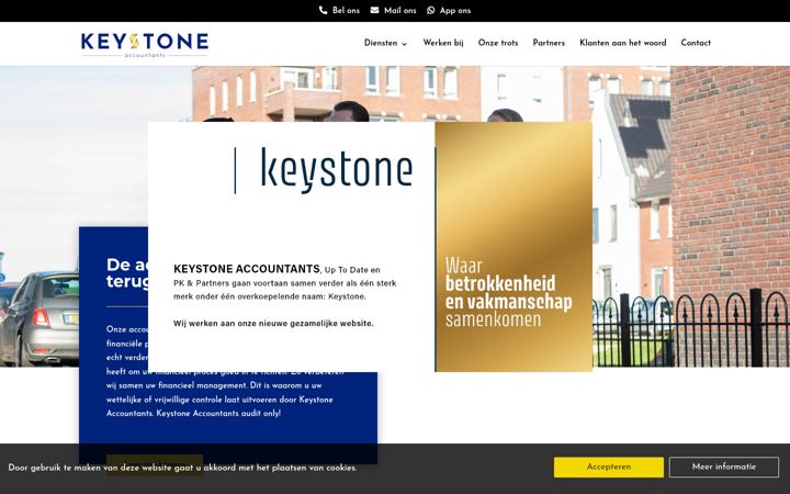 Screenshot of keystoneaccountants.nl