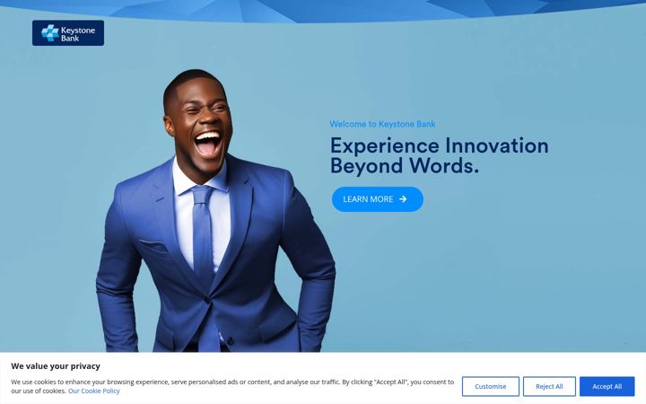 Zrzut ekranu keystonebankng.com