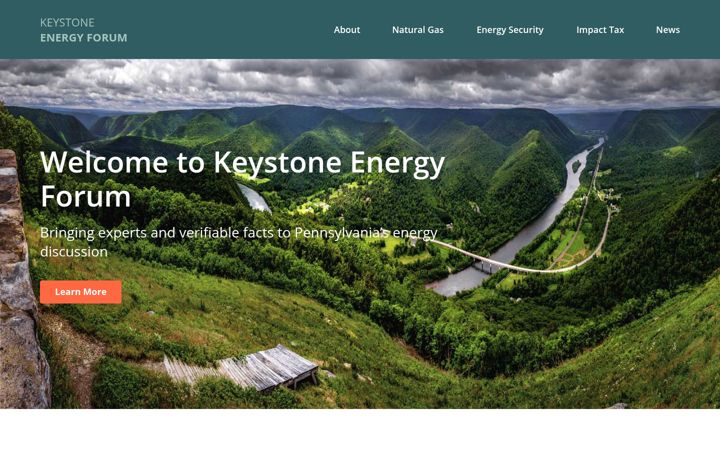 Screenshot of keystoneenergyforum.com