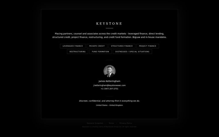 Screenshot of keystoneexec.com
