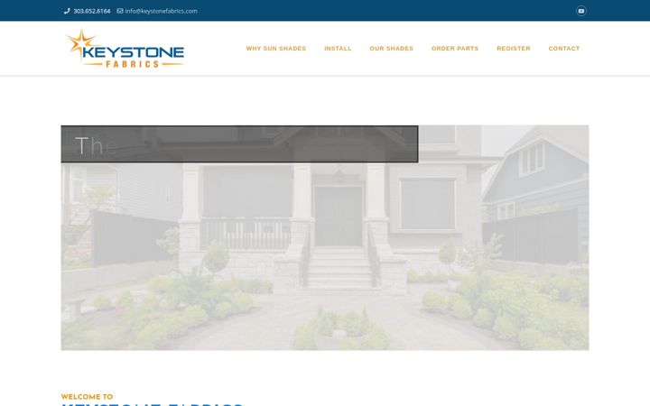Screenshot of keystonefabrics.com