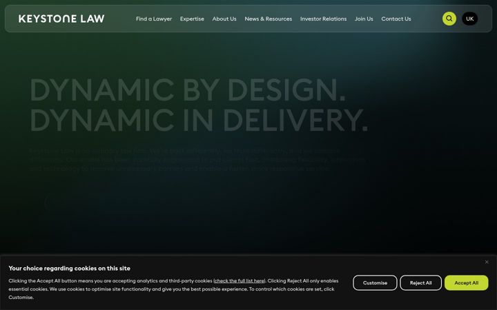 Screenshot of keystonelaw.com