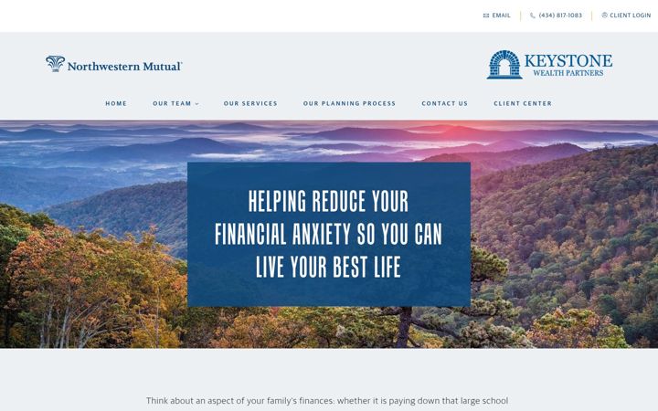 Screenshot of keystonewealthpartners.nm.com