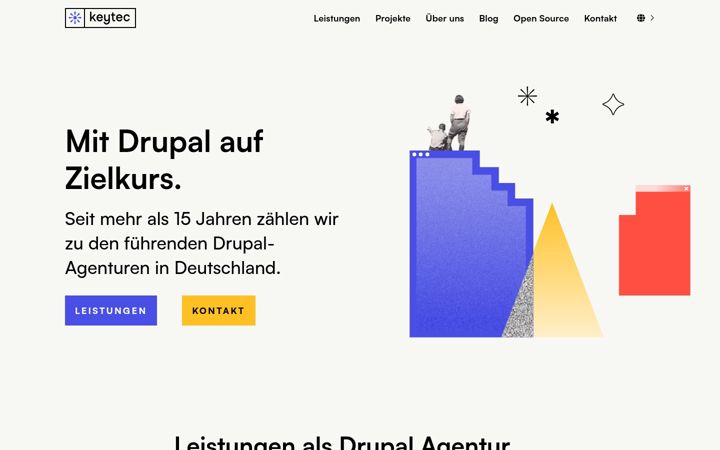 Screenshot of keytec.de