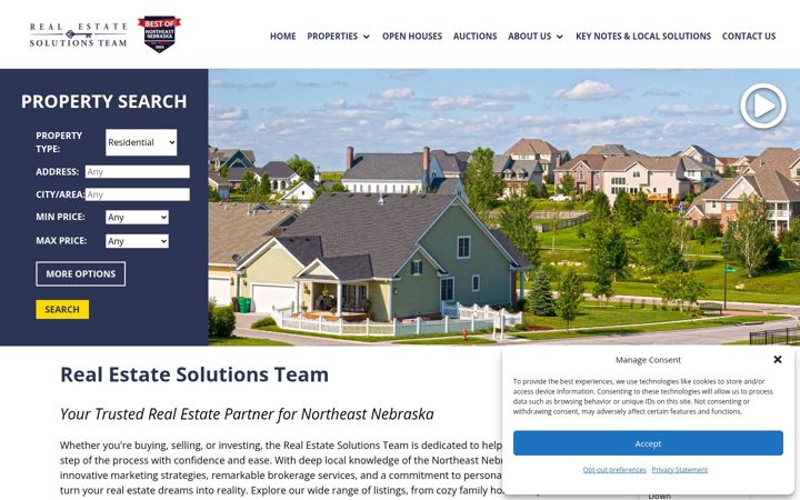 Screenshot of keytosolutions.com