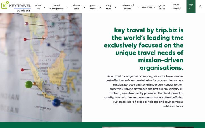 Screenshot of keytravel.co.uk