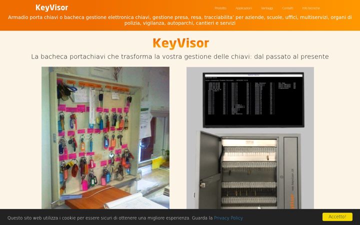 Screenshot of keyvisor.it