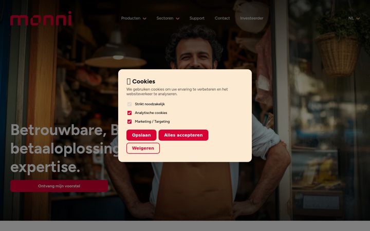 Screenshot of keyware.be