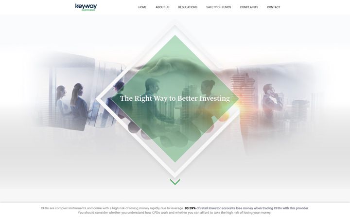 Screenshot of keywayinvestments.com