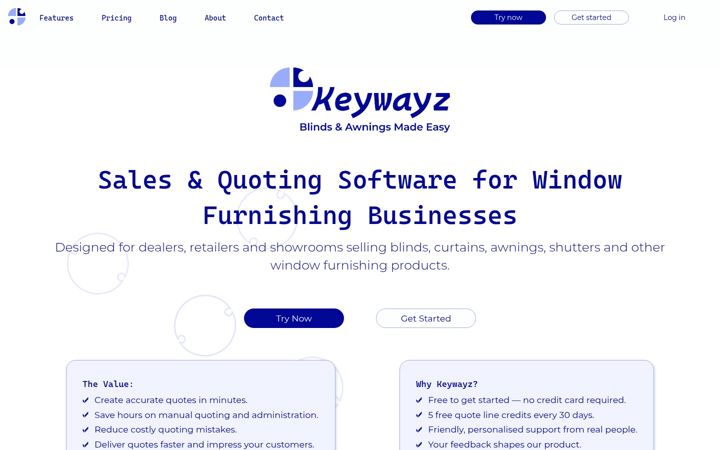 Screenshot of keywayz.com.au