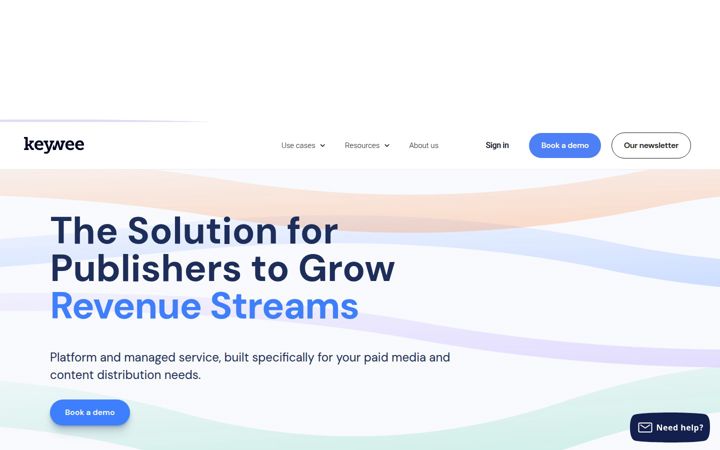 Screenshot of keywee.co