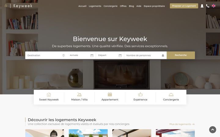 Screenshot of keyweek.com