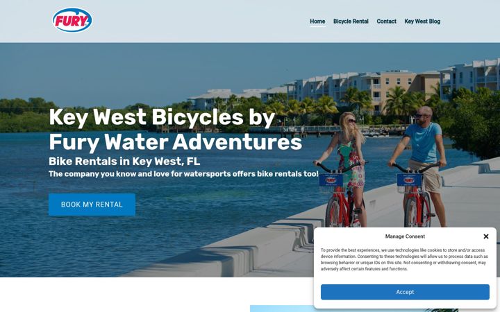 Screenshot of keywestbicycles.com