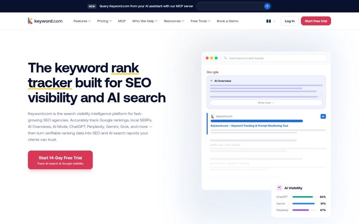 Screenshot of keyword.com