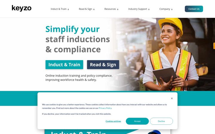 Screenshot of keyzo.co.uk