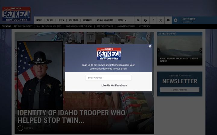 Screenshot of kezj.com