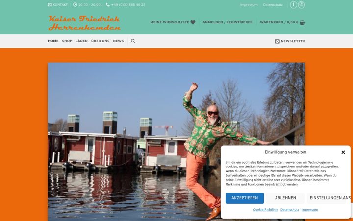 Screenshot of kf-hemden.de