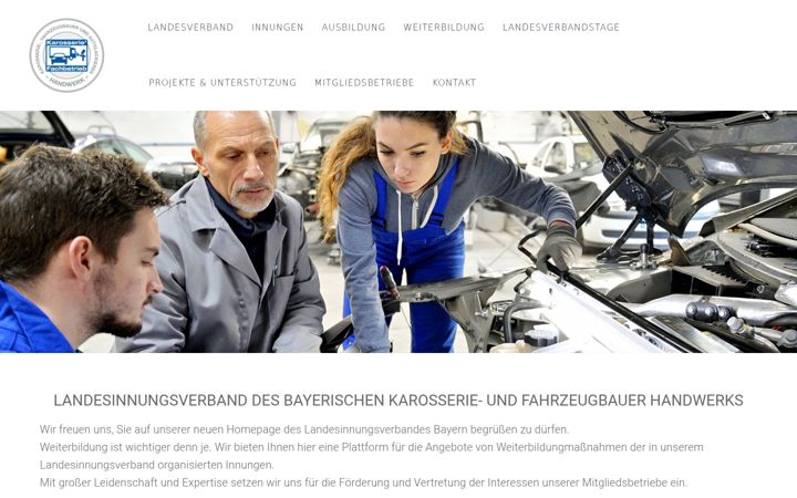 Screenshot of kfb-bayern.de