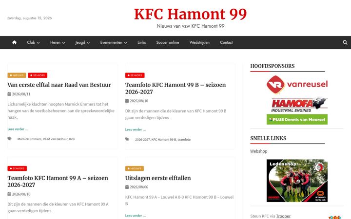Screenshot of kfchamont99.be