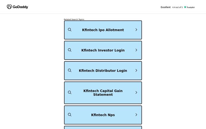 Skærmbillede af kfintech.in